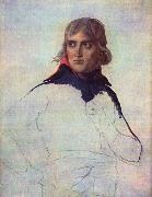 Jacques-Louis David Unfinished portrait of General Bonaparte France oil painting artist